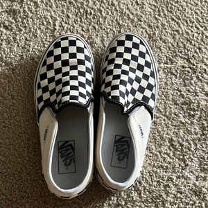 Slip-on checkered Vans